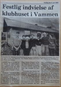 Indvielse af Vammen Klubhus 1982